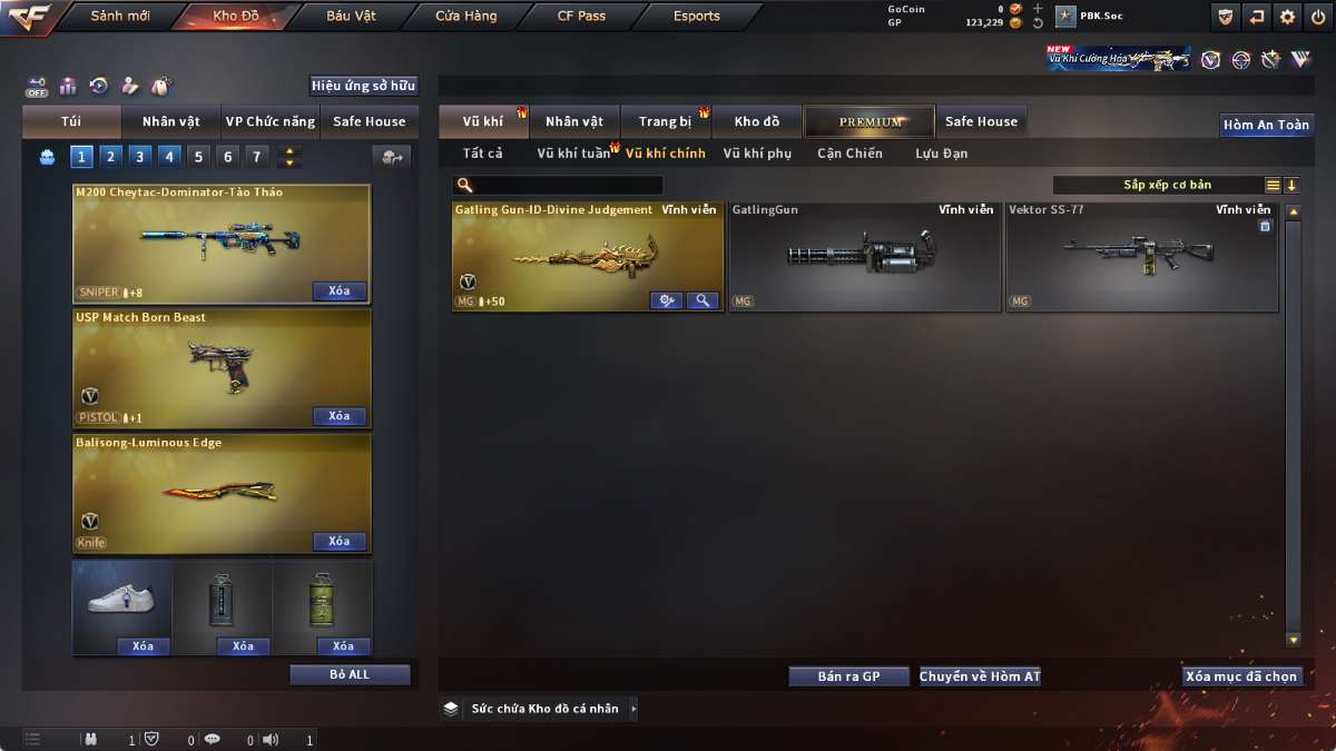 shop acc cf uy tin gia re